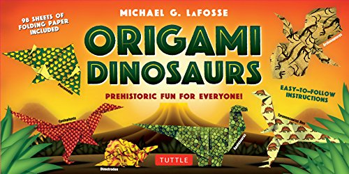 Origami Dinosaurs Kit: Prehistoric Fun for Everyone: Prehistoric Fun for Everyone!: Kit Includes 2 Origami Books, 20 Fun Projects and 98 Origami Papers